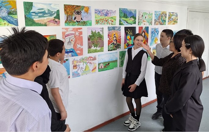 12 Marchа 2024 года, в школе прошёл конкурс рисунков, посвящённый 120- летию первому казахскому художнику- живописцу Абылхану Кастееву. Были подведены итоги конкурса, где лучшие работы были оценены.
