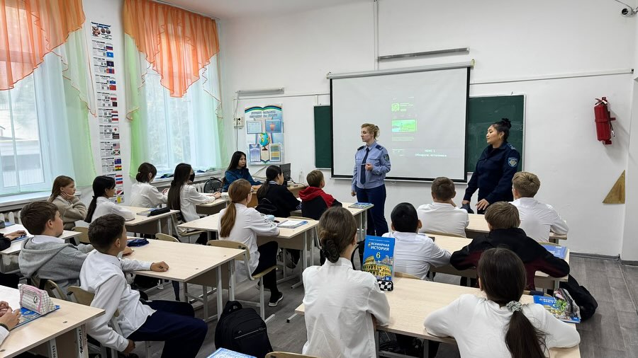 01.10.2024ж. Н.Алдабергенов АОМ Кәмелетке толмағандарға қатысты соттық және қылмыстық істер туралы ақпараттандыру, кәмелетке толмағандардың құқық сауаттылығын дамыту, буллингтын, нашақорлықтың, алкоголизмнің , психологиялық қауіп төндіретін интернет