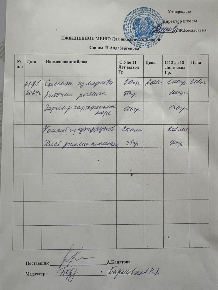 Ас мәзірі 21.11.2024