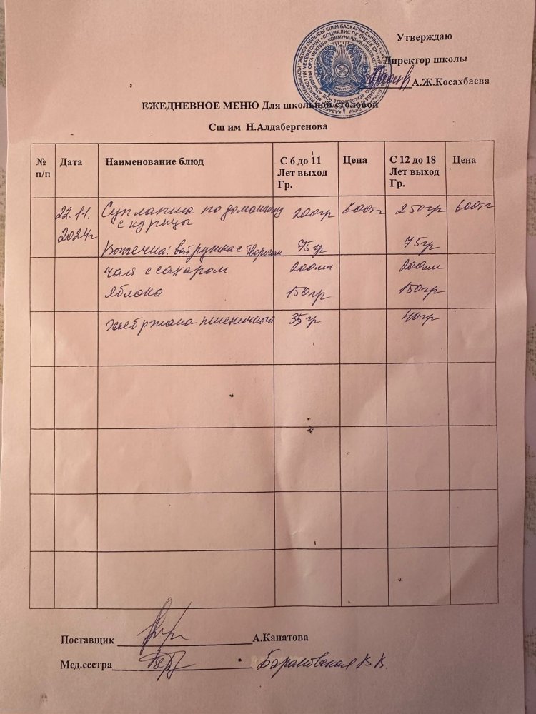 Ас мәзірі 22.11.2024